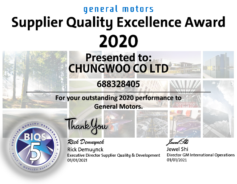 한국지엠 2020 Supplier Quality Excellence Award.png